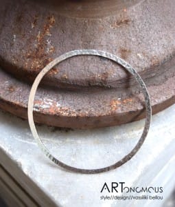 silver bangle bracelet S Design artonomous