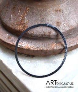 silver bangle bracelet S Design artonomous